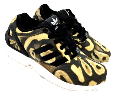 Adidas S77310 ZX Flux Torsion Python Snakeskin Print Sneaker Shoes Womens US 7.5 - Image 1 of 4