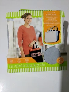 Imagin8 Pack of 3 Canvas Tote Bags Craft Supplies - Picture 1 of 5