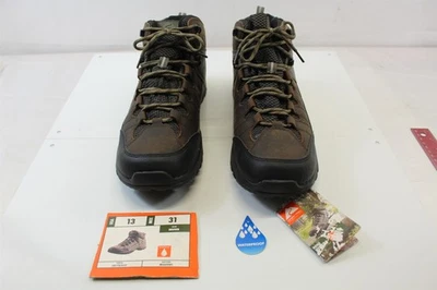 Ozark Trail Men's Hiking Boots Waterproof Brown Lace Up Hikers Size 13 - Image 1 of 4