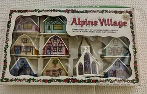 Vintage Electrified "Alpine Village" Set w/Original Box - Picture 1 of 5