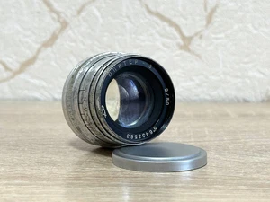 Lente Jupiter-8 2/50 M39 Lente telémetro vintage urss soviética para FED Leica Zorki - Imagen 1 de 8