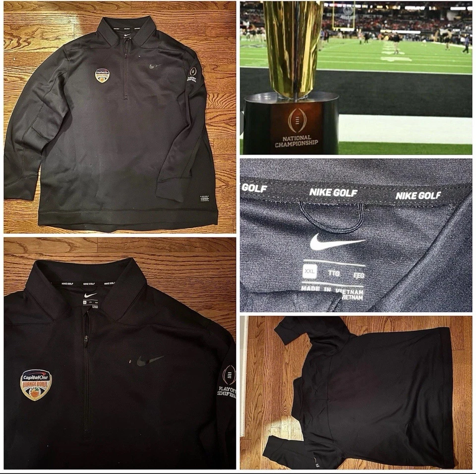 Oregon Ducks Jmu Texas Tech Orange Bowl Team Emitido CFP Playoff Sudadera Nike Foto 1 de 1