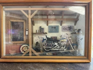 Oldtimer Motorrad Fensterscheibe Schattenkasten - Bild 1 von 10