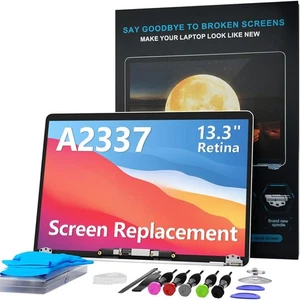 Anzeige für MacBook Air A2337 M1 2020 2560x1600 - Space Grau - Afbeelding 1 van 9