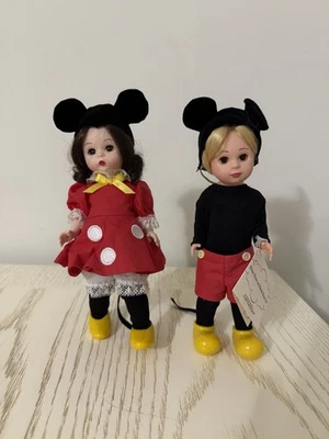 31642 MADAME ALEXANDER 娃娃 带盒 8 英寸 - 米奇老鼠和米妮老鼠套装 — 第 1/4 张图片