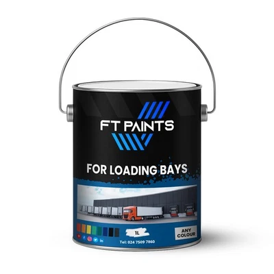 FT Paints 1.5L Kit Epoxy Gloss Finish Floor Paint For Loading Bays-All Colours