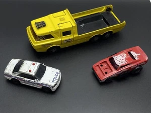 Lot of 3 Vintage Metal Die-Cast Matchbox Cars Red Rider, Mercedes Police, K-7 - Picture 1 of 12