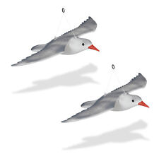 2x Seagull Decoy Bird Deterrent Flying Scarecrow Pigeon Repellent Garden Plastic