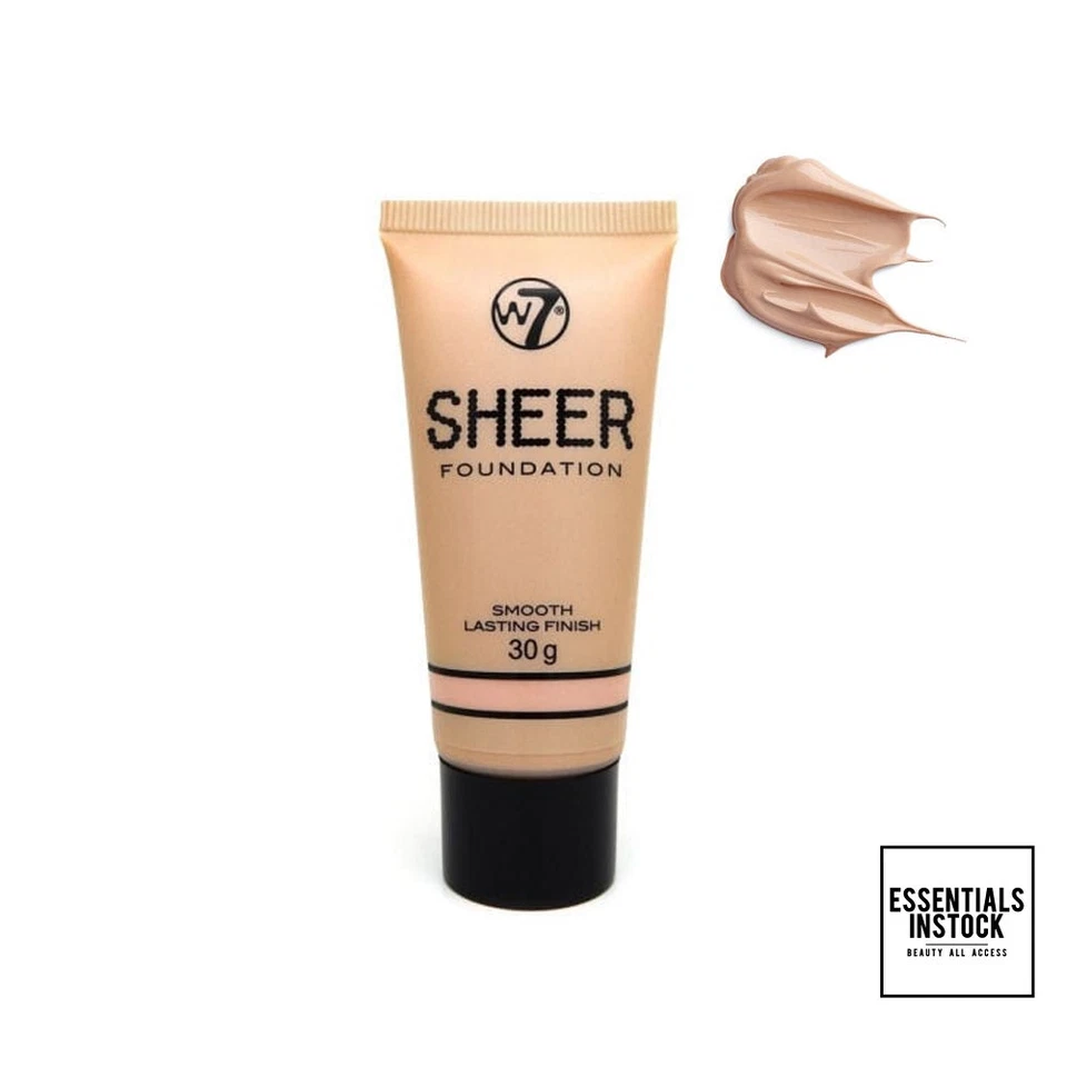 W7 Sheer Foundation Smooth Lasting Finish - Natural Beige - Image 1 of 1