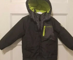 Weatherproof Expedition Boy's Size 4 Black Hooded Thick Winter Jacket - Picture 1 of 10