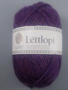 LETTLOPI Lopi Yarn Pure New Wool Made In Iceland 1.75 oz - Violet 1414 - Picture 1 of 5