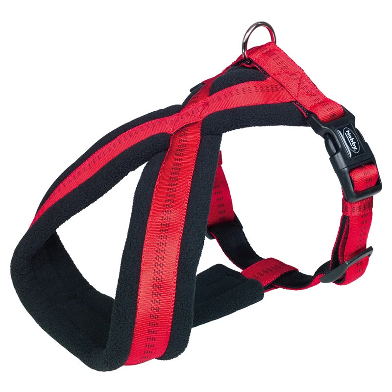 Nobby Komfort Geschirr Soft Grip rot für Hunde, stufenlos verstellbar - Bild 1 von 1