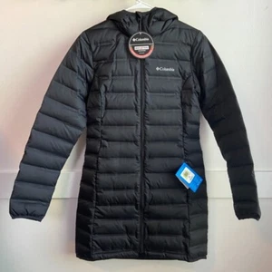 NWT Columbia Black Lake 22 Down Long Hooded Jacket Size XS - Picture 1 of 8
