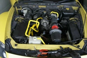 For 2003-2011 Mazda RX-8 SE3P 13B-MSP Silicone Radiator Heater Hose Kit Yellow - Picture 1 of 6