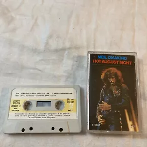Neil Diamond “Hot August Night” Cassette Tape 1972 MCA Portuguese Import 4x035 - Picture 1 of 7