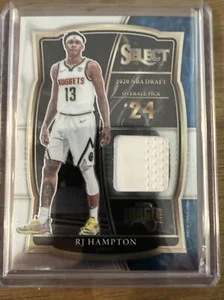 2020-21 R.J. Hampton Panini Select Draft Selections Memorabilia #DS-RJH B397 - Picture 1 of 2