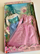 Mattel Swan Lake Fashion Costume Dresses Outfits Gift Set 2003 Barbie Doll - New