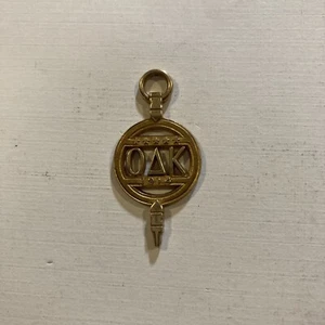 1965 OMICRON DELTA KAPPA 10KT GOLD FRATERNITY PENDANT WEST VIRGINIA  - Picture 1 of 4