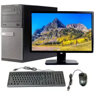 Computer desktop workstation Dell Windows 10 i5 8 GB RAM 1 TB SSD 22" monitor WiFi - Foto 1 di 6