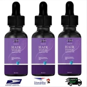 3 x 35ml. Chaba Serum Hair Tonic Grow Hair, Eyebrows, Mustache Faster +Tracking - Picture 1 of 7