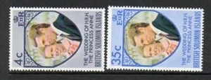 ISLAS SOLOMÓN MNH 1973 SG245-246 BODA REAL - Imagen 1 de 1