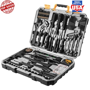 178-teiliges Werkzeugset Haushalt Grundwerkzeuge Autoreparatur Aufbewahrungsbox Mechaniker Neu - Bild 1 von 7