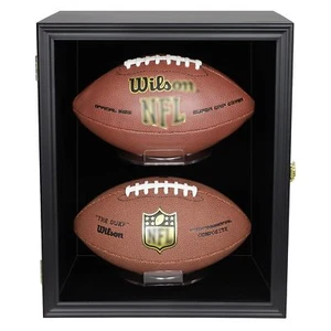 Medikaison Football Display Case Wall Mount Lockable Clear View Full Size Ant... - Picture 1 of 7
