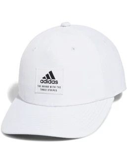 Men's adidas Premium Strapback Hat Adjustable Cooling White NEW - Picture 1 of 3