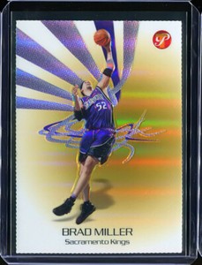 BRAD MILLER 2004-05 TOPPS PRISTINE GOLD DIE CUT REFRACTOR #d 09/27 RARE!!