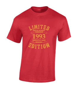 LIMITIERTE EDITION 1993 HERREN T-SHIRT 30. GEBURTSTAG GESCHENK IDEE TOP NEU LUSTIG - Bild 1 von 12