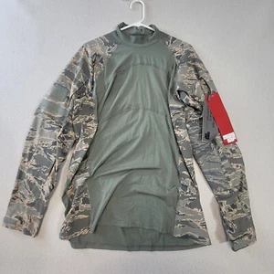 NUEVA MASSIF Talla Grande No-FR ABU Camisa de Combate Tigre Camuflaje Manga Larga Coderas - Imagen 1 de 10