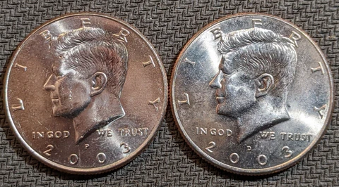 2003-P/D Kennedy Half Dollar Set (2 Coins) Cover