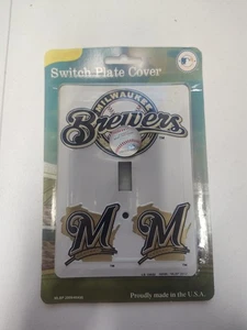Milwaukee Brewers MLB 2012 Switch Plate Cover USA NOS - Picture 1 of 3