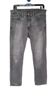Levis Jeans Unisex 30x32 Black 511 Faded Slim Straight Leg Mid Rise Cotton Denim - Picture 1 of 9