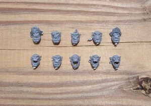 40K Orks Flash Gitz Heads Bits 10 Bitz - Picture 1 of 1