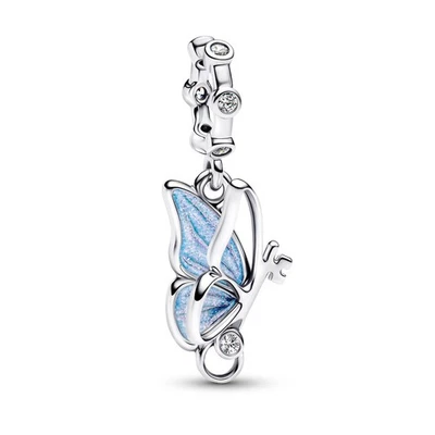 PANDORA Charm In Argento A Forma Di Farfalla 794241C01 - Immagine 1 di 4