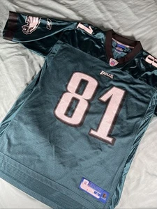Philadelphia Eagles Jersey Terrell Owens Home Large Reebok Vintage VTG EUC Y2K - Picture 1 of 12