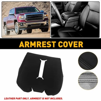 Capa protetora apoio de braço console Fit GMC Sierra 2500HD 3500HD 1500 2500 3500 2014-2018 - Imagem 1 de 4