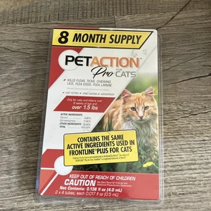 Pet Action Plus for Cats (8 Doses) - Picture 1 of 3