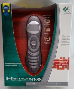 Logitech Harmony 688 Advanced Universal Remote (Black) - NIB - Picture 1 of 6
