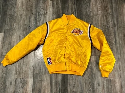 Chaqueta De Colección Los Angeles Lakers Amarilla Starter Satén Para Hombre’s L EE. UU. Impecable  Foto 1 de 4