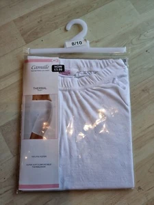 Ladies BNWT White Short Thermal Pants Size 8/10 - Picture 1 of 4