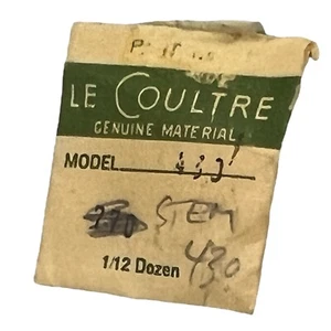 LeCoultre Cal 430 Uhr Teilenr. 32 Vorbau (Rückwind) Neu geöffnete Verpackung - Bild 1 von 2