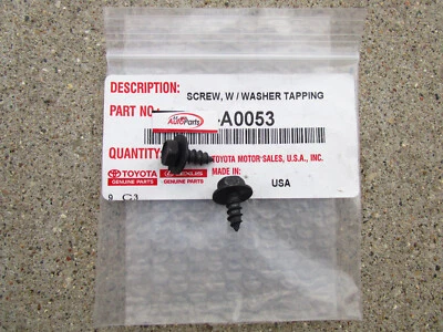 FITS: 08 - 14 SCION XD FENDER LINER WASHER SCREWS QTY 2 OEM NEW - Image 1 of 3