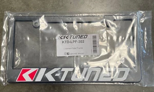 K-TUNED LICENSE PLATE FRAME - UNIVERSAL - Picture 1 of 1