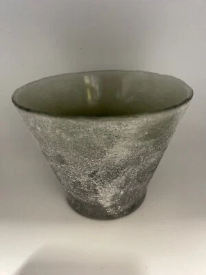 全新 Pottery Barn Laguna 磨砂玻璃有源烛台 深绿色 4 全新带标签 — 第 1/4 张图片