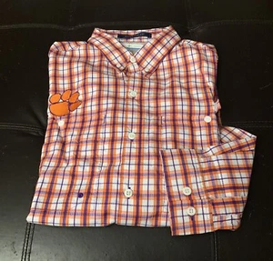 NUEVO CON ETIQUETAS Columbia PFG Clemson Tigers LS Super Tamiami Camisa Para Hombres Talla XL D4 - Imagen 1 de 10