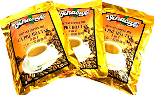 Vinacafe 3-In-1 Instant Vietnamese Coffee Mix 20 Sachets x 20g ( Pack of 3 )