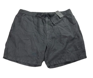 John Varvatos Benson Linen Short In Seal Grey Size 38 Everyday Casuals NWT $168 - Picture 1 of 10