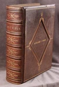 HOLY BIBLE Family of PETER SHARPE 1800 w/ Records  Printed in Edinburgh, 1797 - Picture 1 of 1
